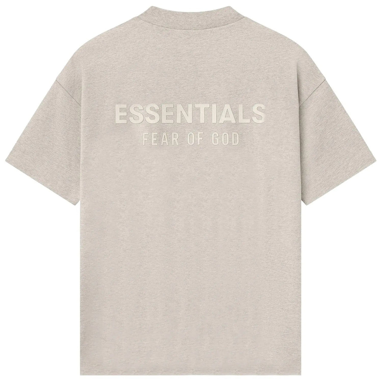 Fear of God Essentials SS25 Classic Short Sleeve T-shirt 'Heather Stone' 125SP254192F