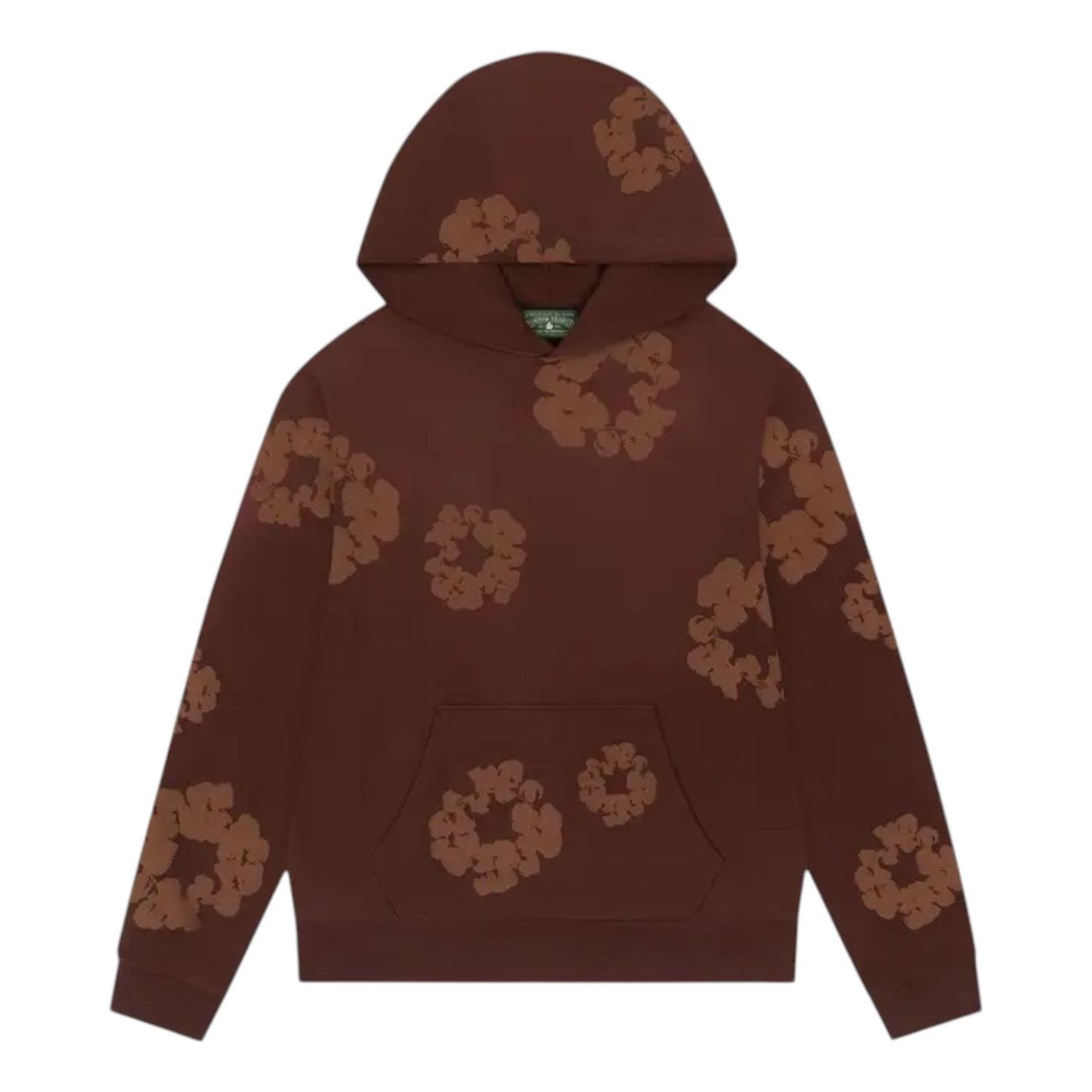 Denim Tears Mono Cotton Wreath Hoodie 'Brown' SS25THD0643