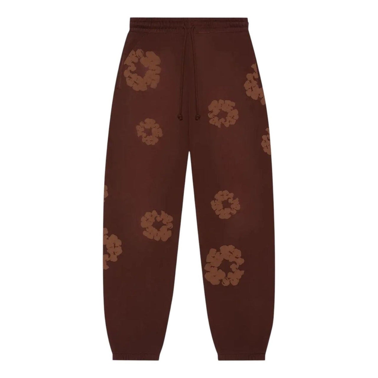 Denim Tears Mono Cotton Wreath Sweatpants 'Brown' SS25BAS0623