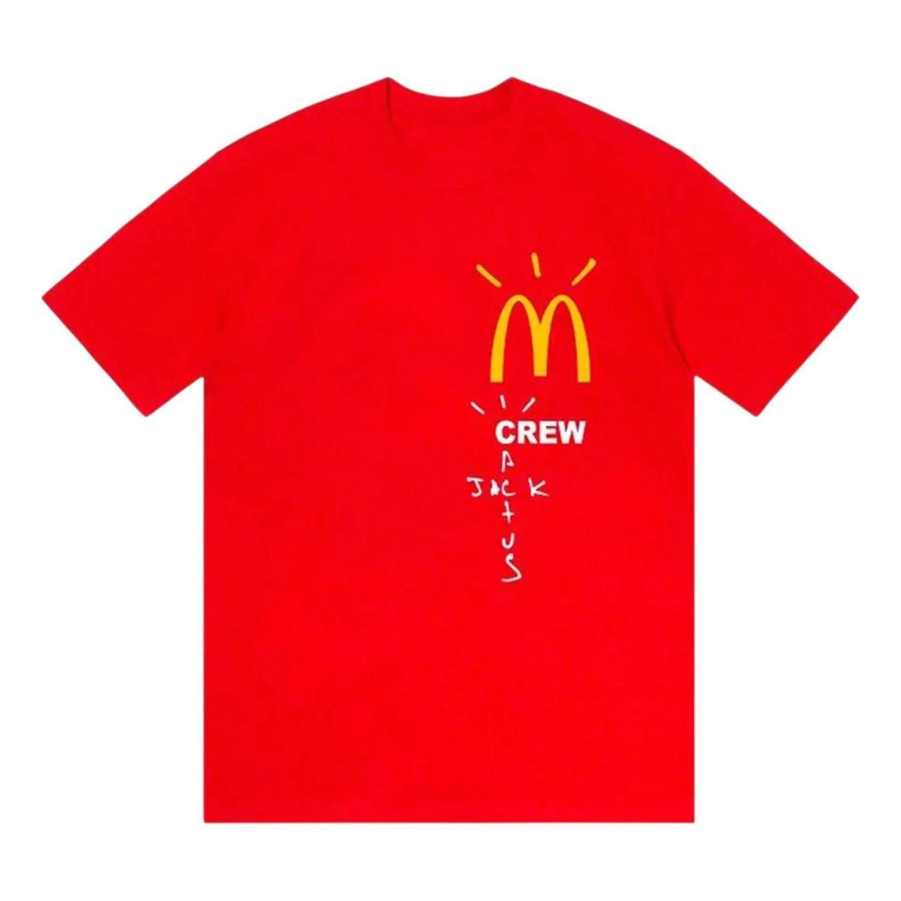 Travis Scott x McDonald's Crew T-Shirt 'Red' 01945-1FW2004CJBTSX-RED