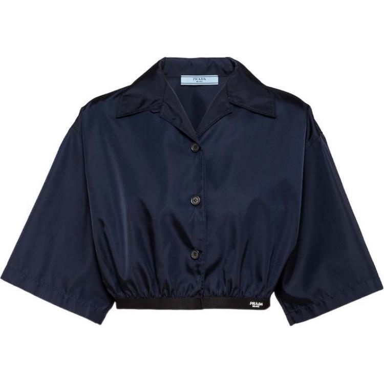 PRADA Crop Tops Women's Blue
