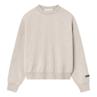 Fear of God Essentials Classic Fit Fleece Crewneck 'Heather Stone' 192SP252042F