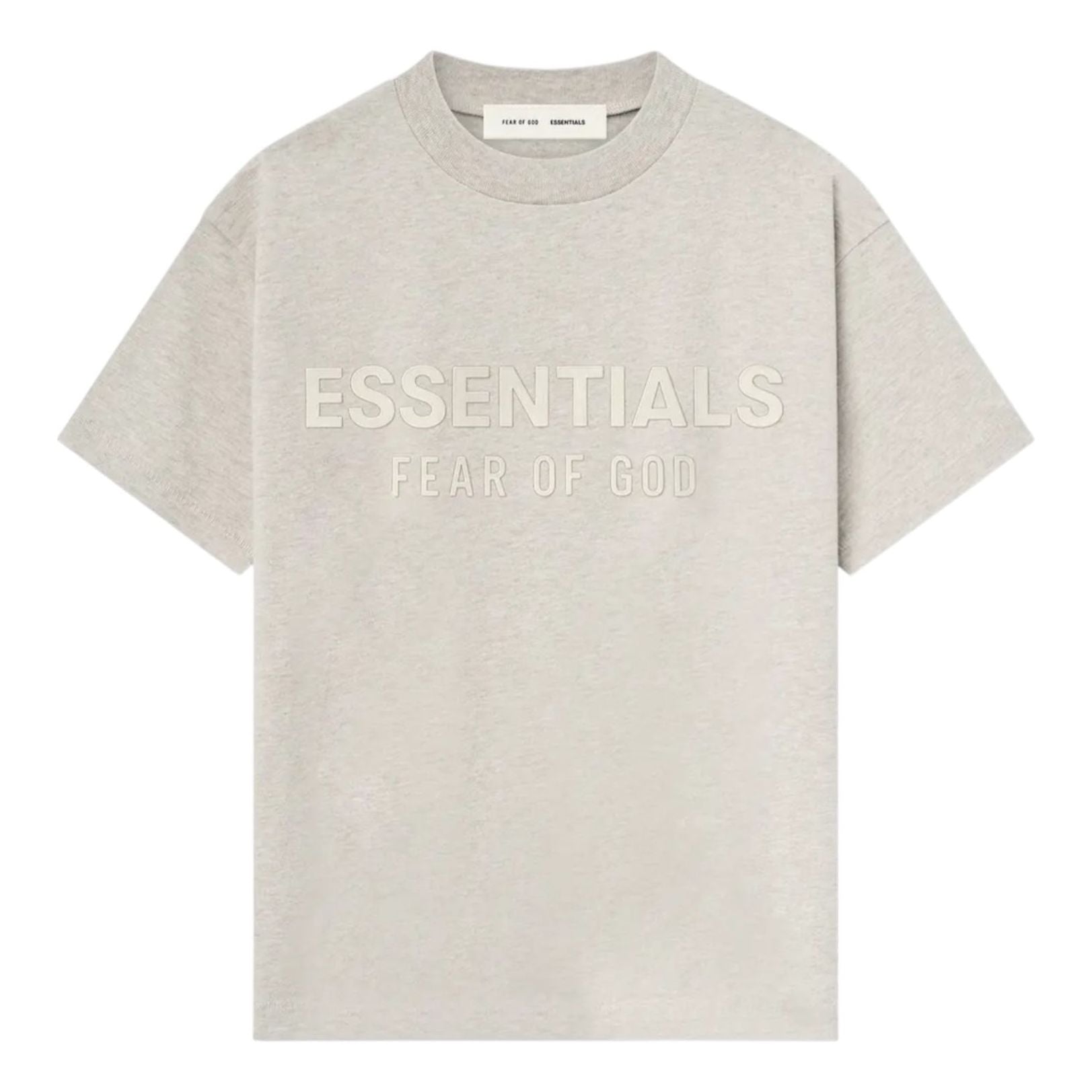 Fear of God Essentials Kids Classic Crewneck T-Shirt 'Heather Stone' 785SP251352K