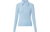 LOUIS VUITTON New Quarterly Products Of LV Polo Shirts Women's Blue