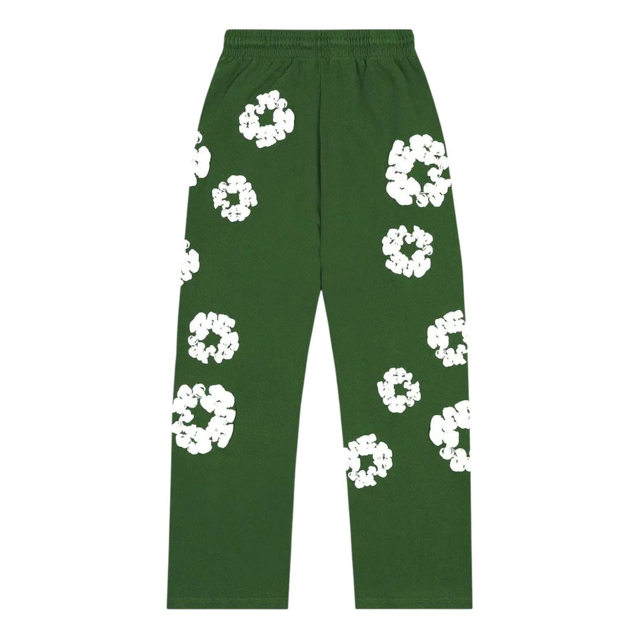 Denim Tears Cotton Wreath Baggy Sweatpants 'Green' SS25BAS11402053