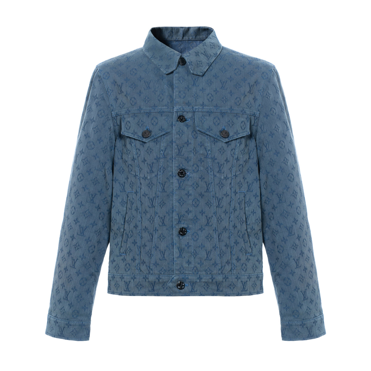 LOUIS VUITTON Denim Jacket Men's Blue