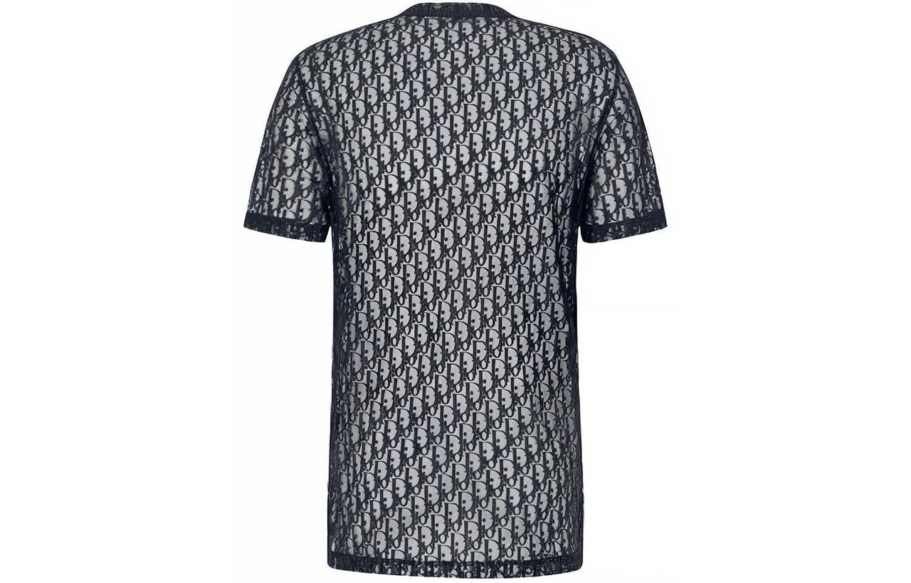 DIOR Quarterly New Products T Shirt Men's Dark Blue