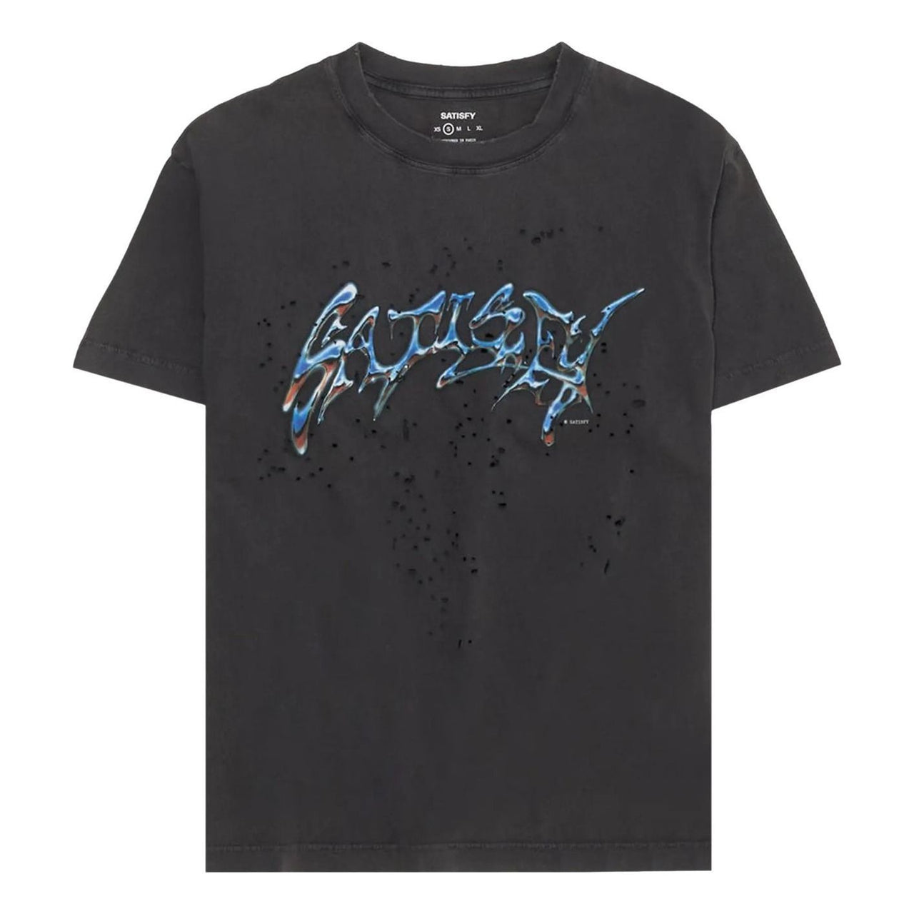 Satisfy MothTech T-Shirt Graffiti 'Aged Black' 11006-AB-LG1