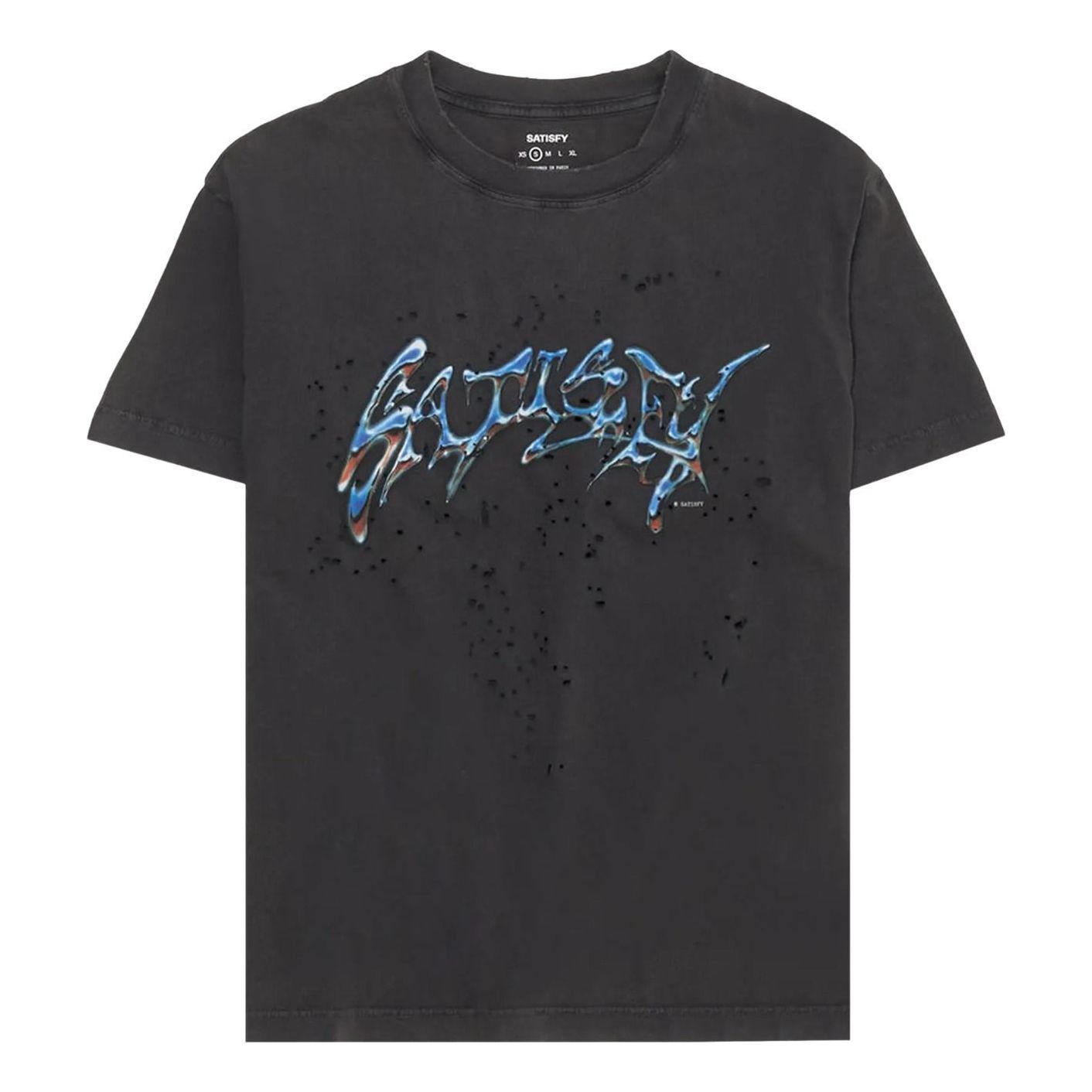 Satisfy MothTech T-Shirt Graffiti 'Aged Black' 11006-AB-LG1