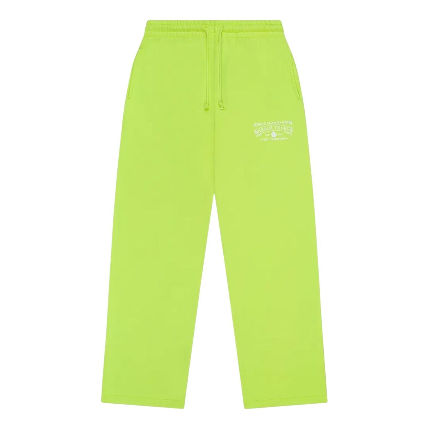Denim Tears ADG Sweatpants 'Lime' SS25BAS064144