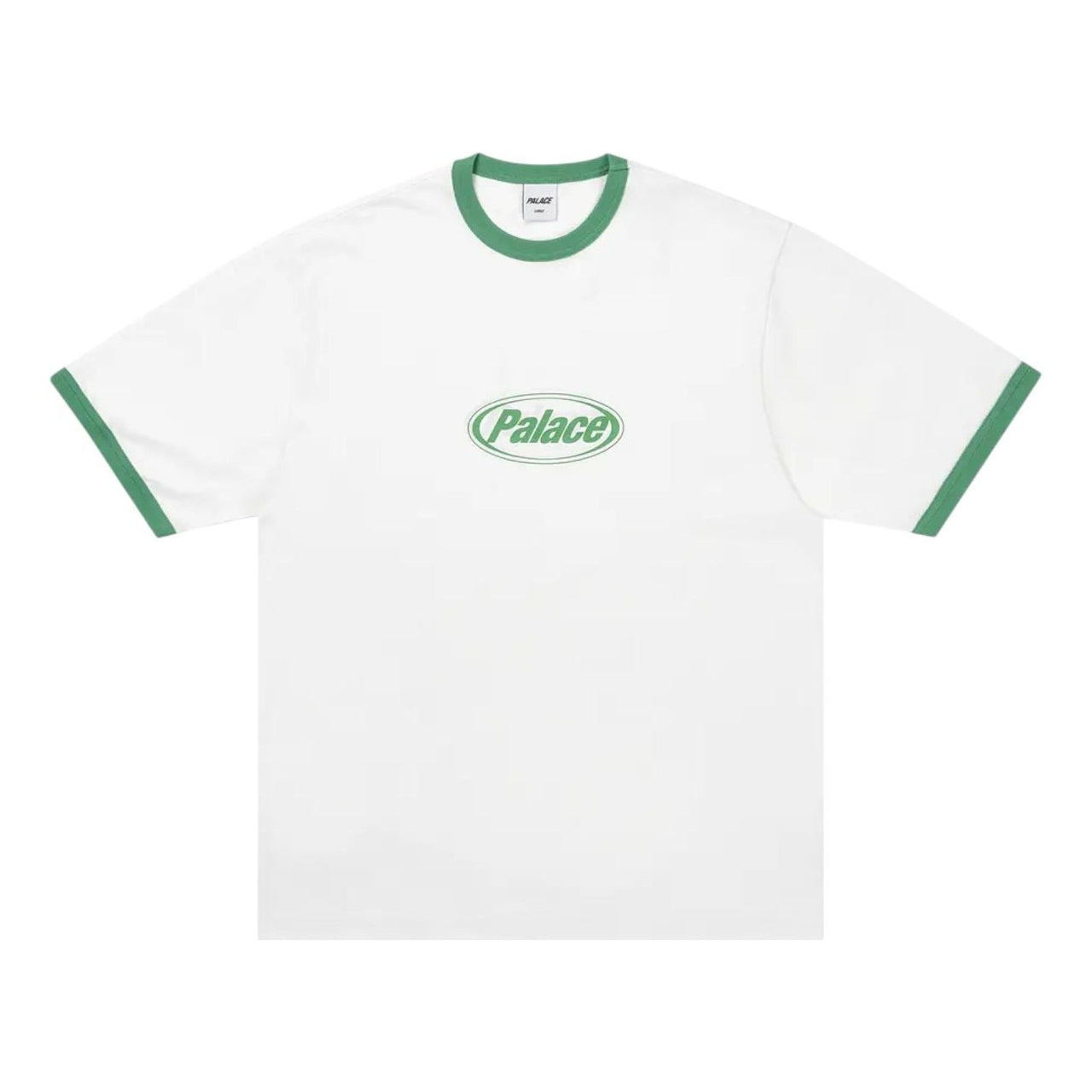Palace Elipse Ringer T-Shirt 'White' P29ES021