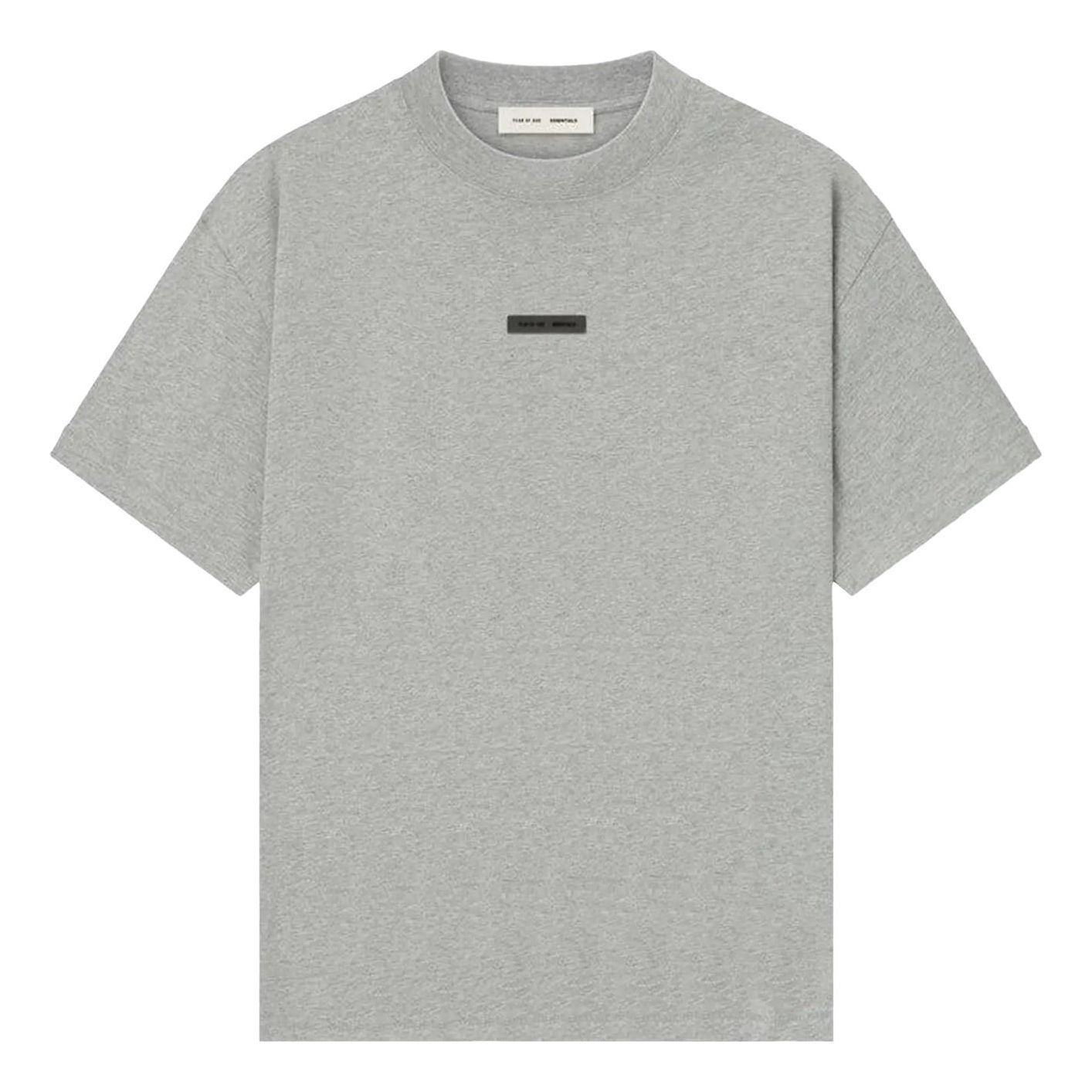 Fear of God Essentials 25FW Short Sleeve T-Shirt 'Concrete Heather' 125SP254285F
