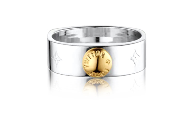 LOUIS VUITTON 2019 Tone Nanogram Ring Costume Ring