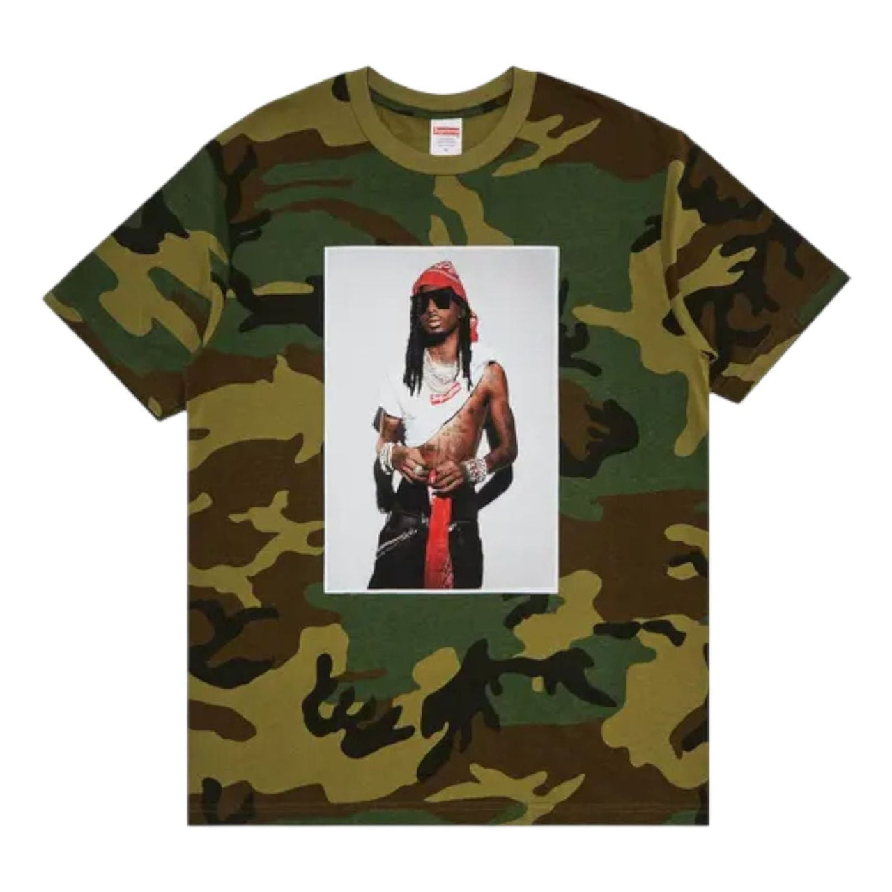 Supreme Playboi Carti T-Shirt 'Woodland Camo' FW25T50-WOODLAND-CAMO