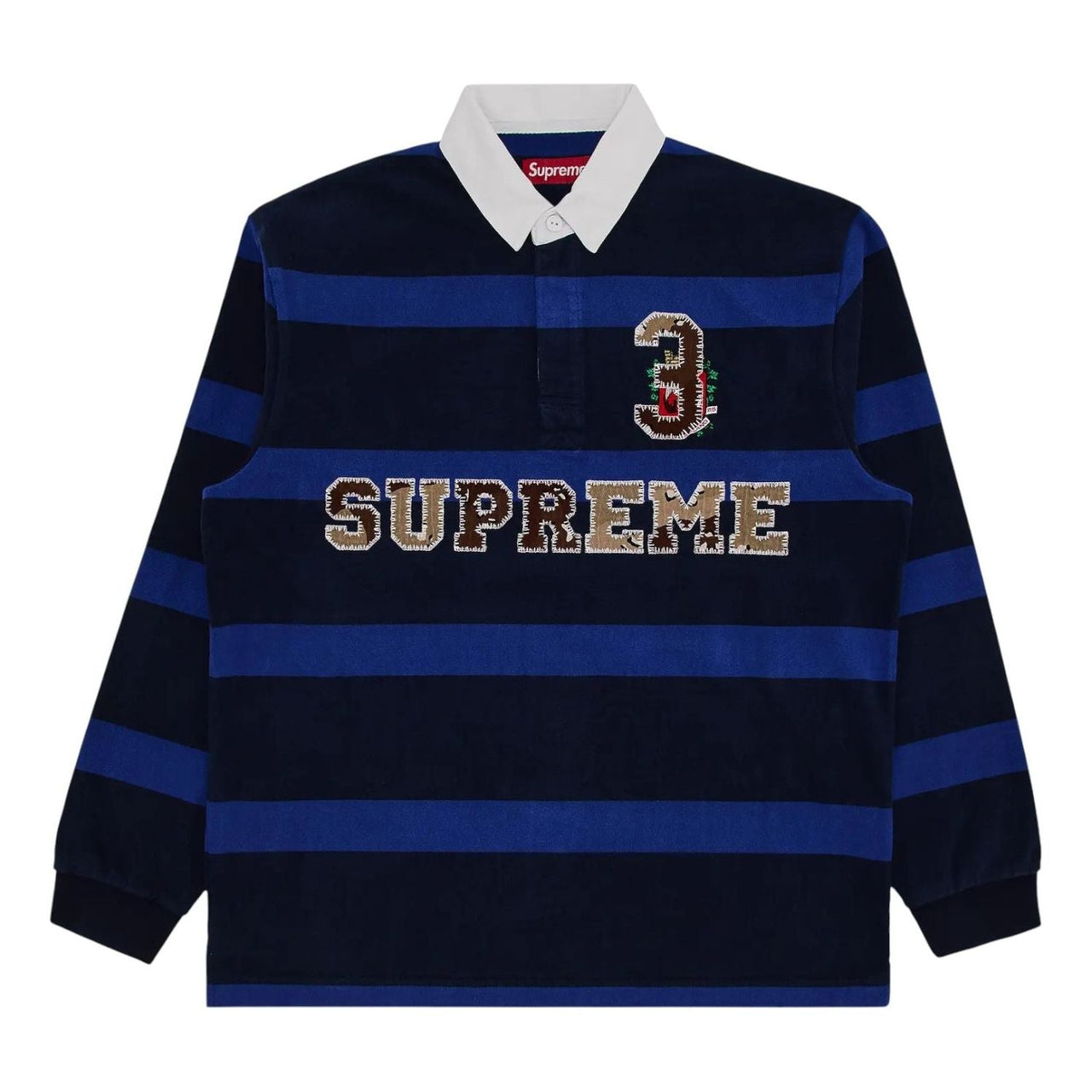Supreme Stripe Rugby FW25 'Navy' FW25KN10-NAVY