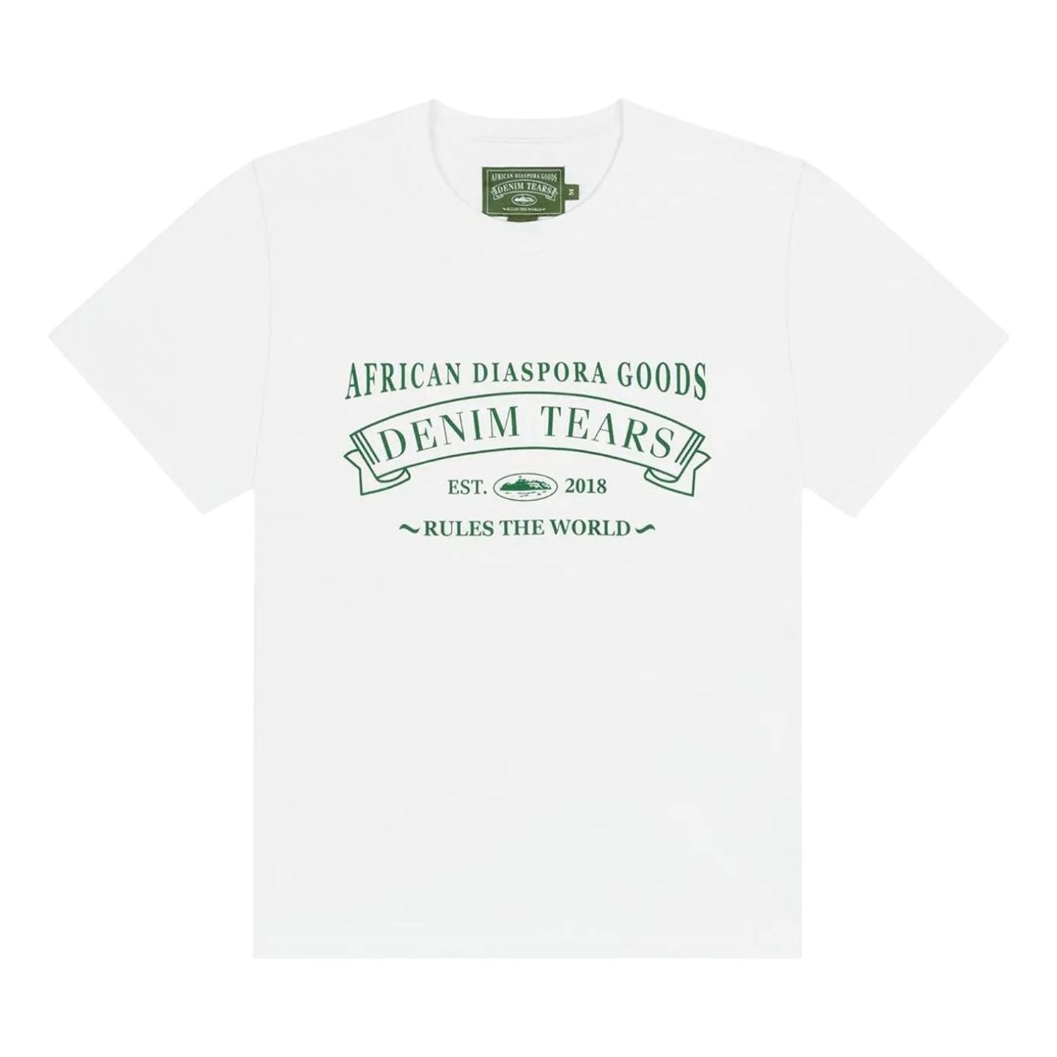 Denim Tears x Corteiz ADG T-Shirt 'White' 05650-1FW2504DTXCAT-WHIT