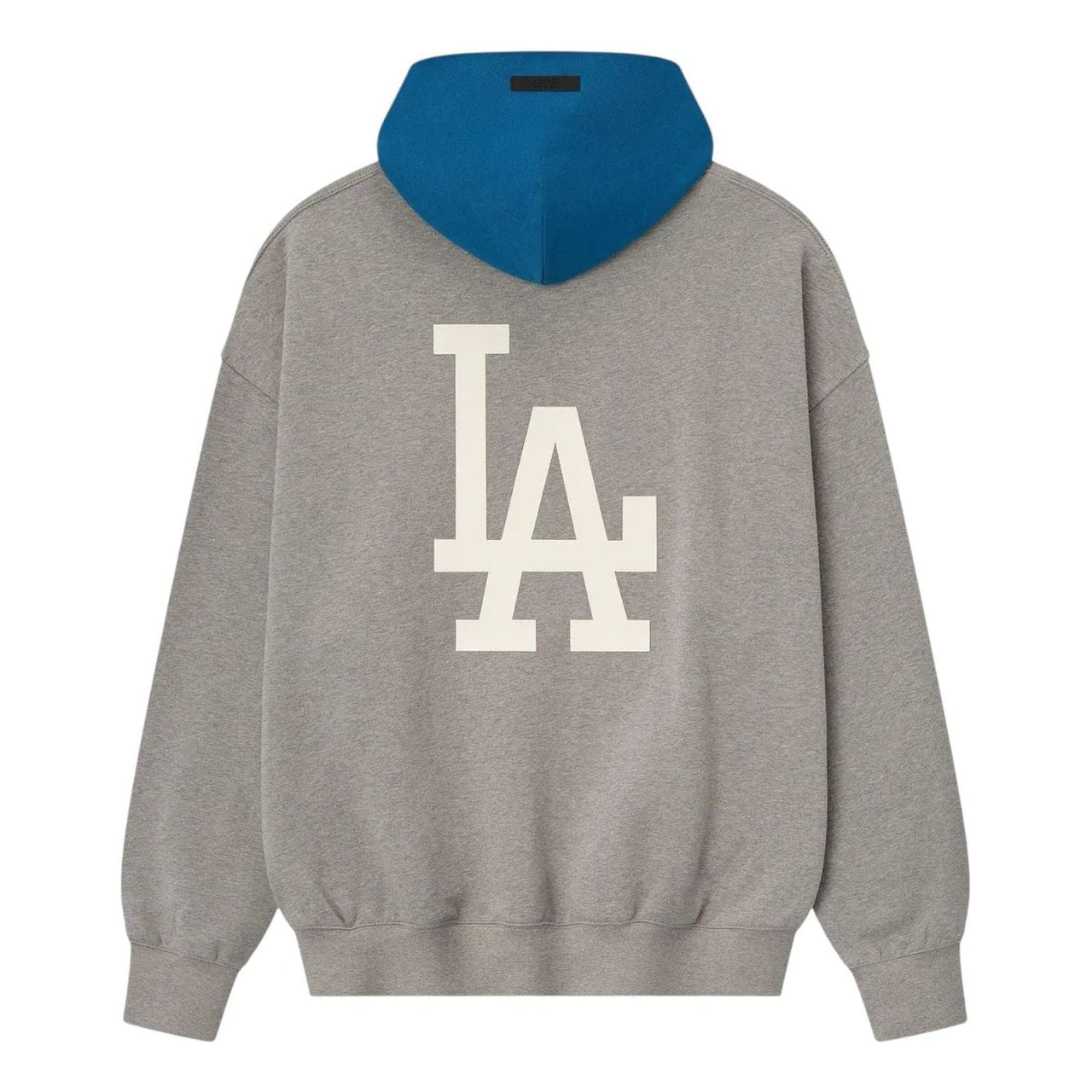 Fear of God Essentials FW25 Dodgers Sport Hoodie 'Concrete Heather Blue Sapphire' 192ML252009F