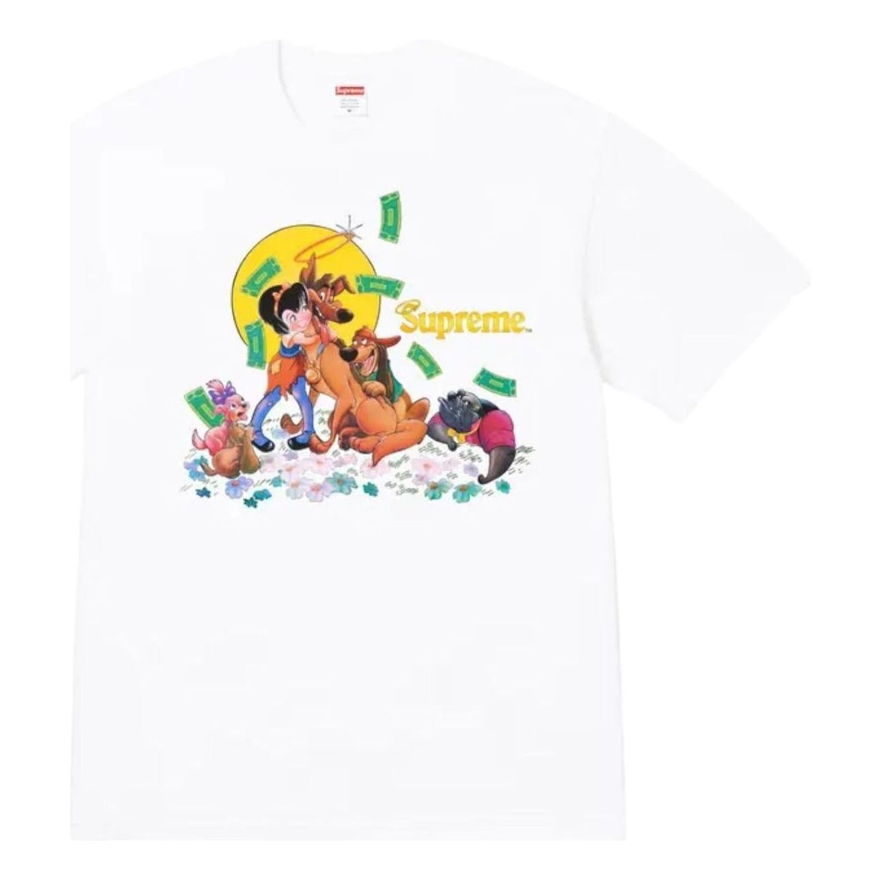 Supreme All Dogs Go To Heaven T-Shirt 'White' FW25T42-WHITE