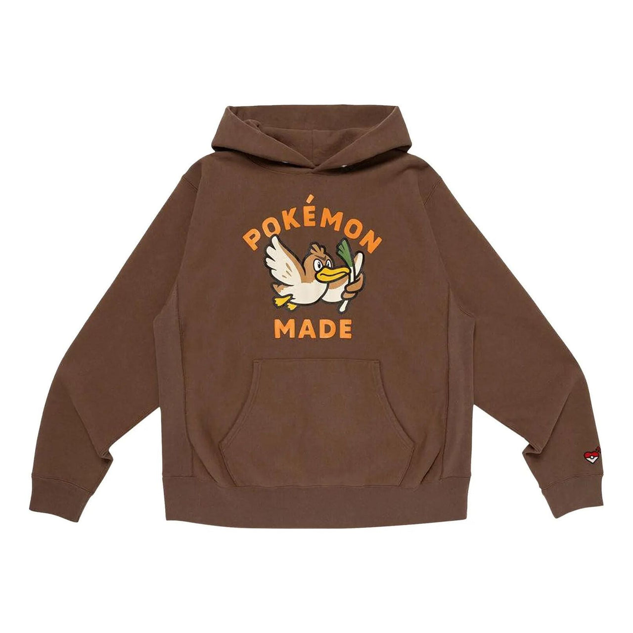 HUMAN MADE x Pokemon Made Farfetchd Heavyweight Hoodie 'Brown' XX30CS006-BROW