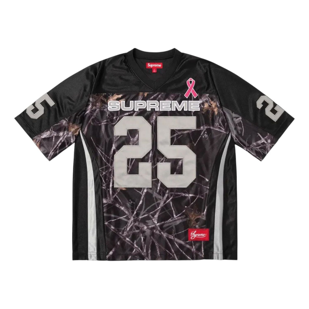 Supreme Breast Cancer Awareness Football Jersey 'Black' FW25KN26-BLACK