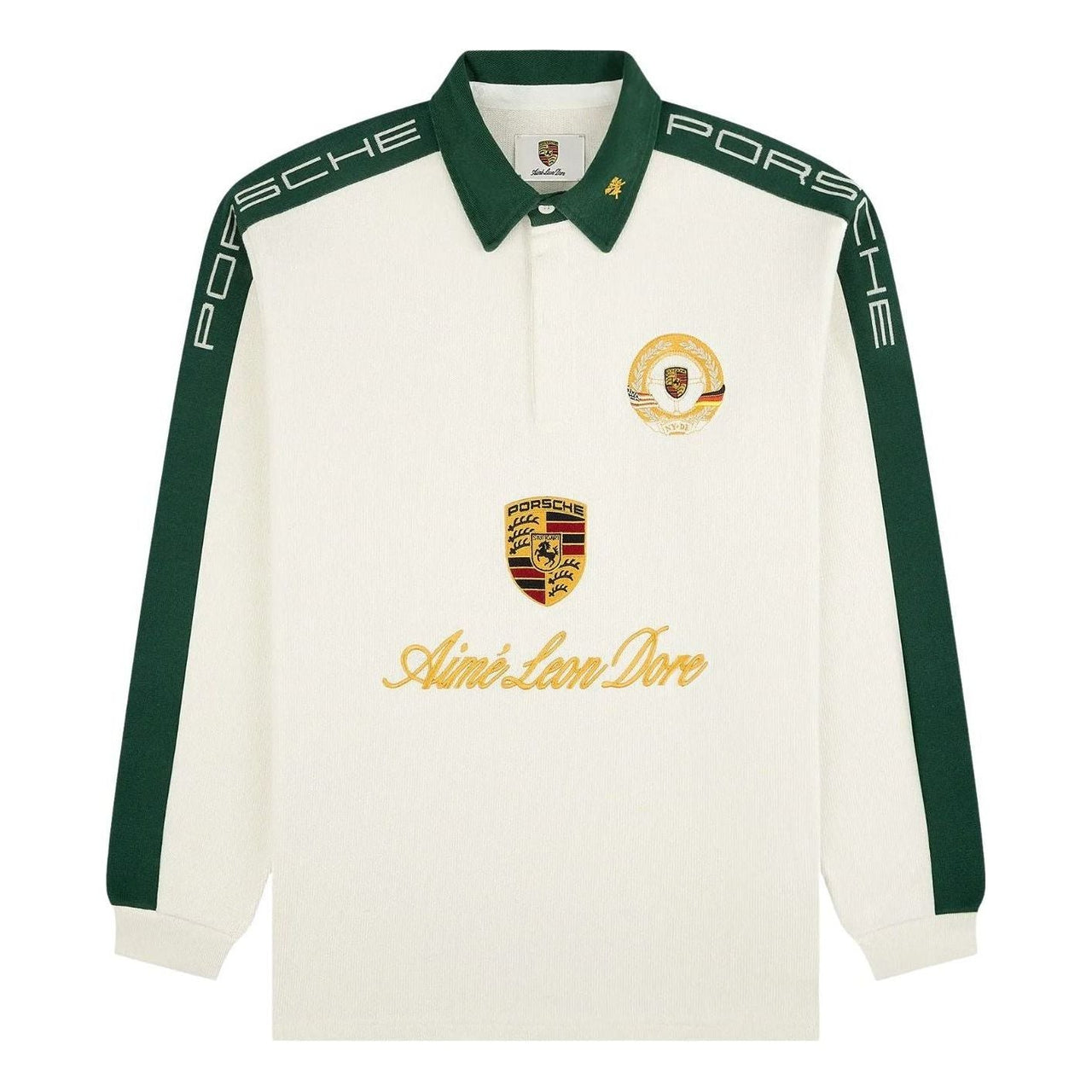 Aime Leon Dore x Porsche Crest Rugby 'Pristine' FW25CT044-PRIS