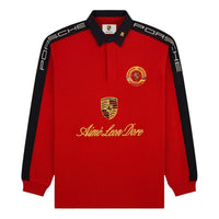 Aime Leon Dore x Porsche Crest Rugby 'Equestrian Red' FW25CT044-EQUE