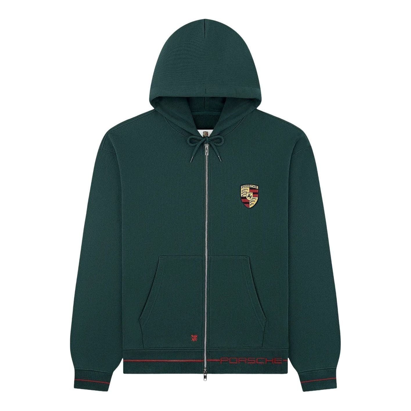 Aime Leon Dore x Porsche Full-Zip Hoodie 'Pine Grove' FW25CH007-PINE
