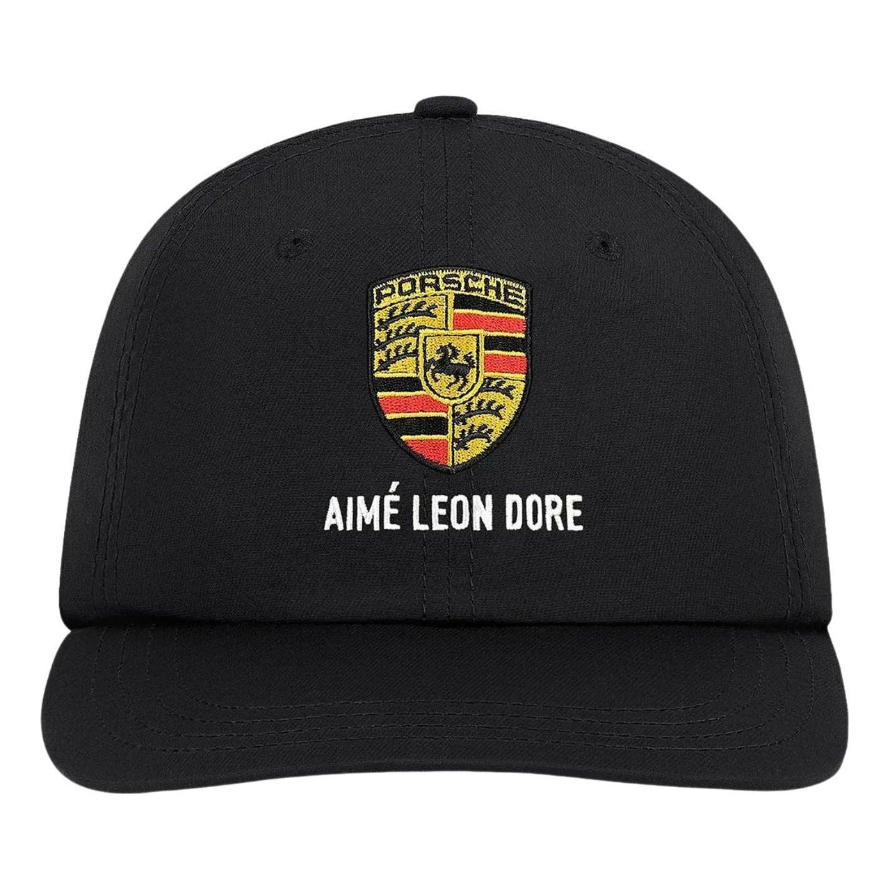 Aime Leon Dore x Porsche Nylon Logo Hat 'Jet Black' FW25AH049-JET