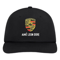 Aime Leon Dore x Porsche Nylon Logo Hat 'Jet Black' FW25AH049-JET