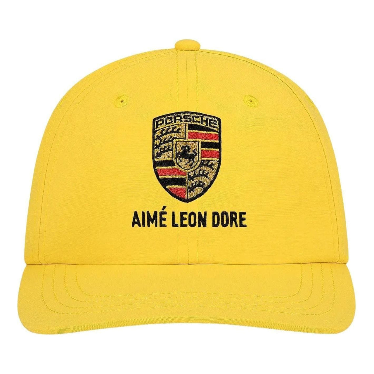 Aime Leon Dore x Porsche Nylon Logo Hat 'Aspen Gold' FW25AH049-ASPE
