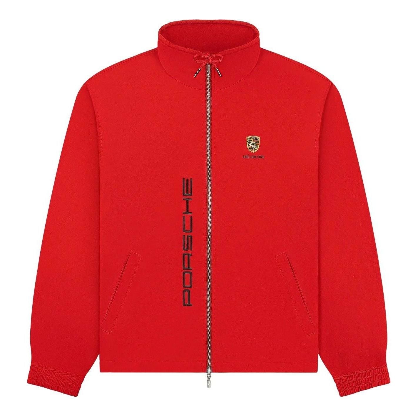 Aime Leon Dore x Porsche Nylon Track Jacket 'Tango Red' FW25WJ071-TANG