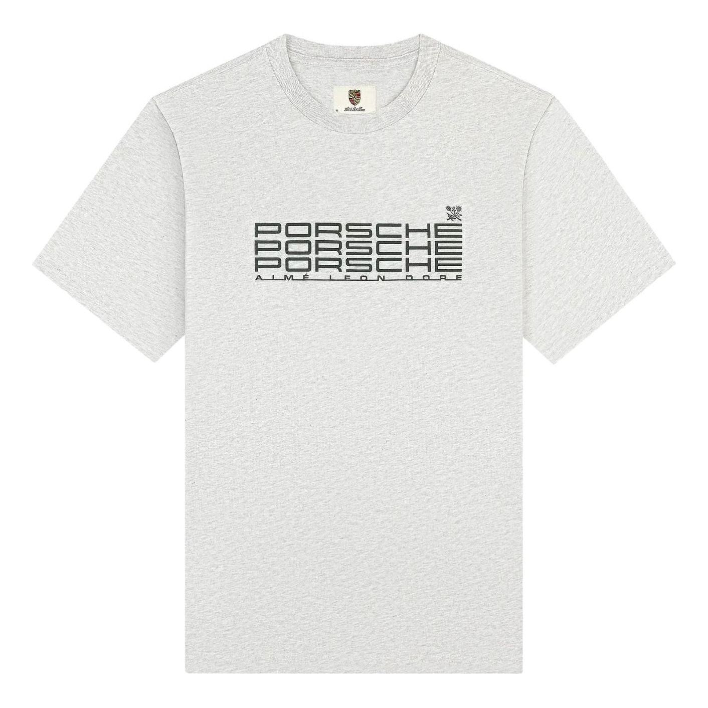 Aime Leon Dore x Porsche Racing T-Shirt 'Silver Mix' FW25CT045-SILV