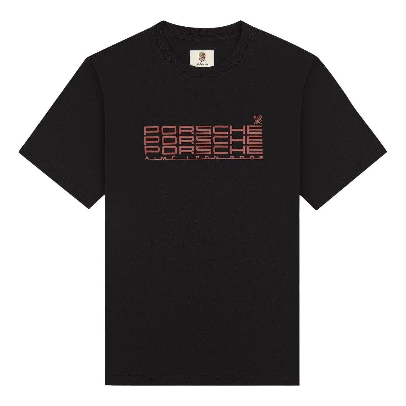Aime Leon Dore x Porsche Racing T-Shirt 'Jet Black' FW25CT045-JET
