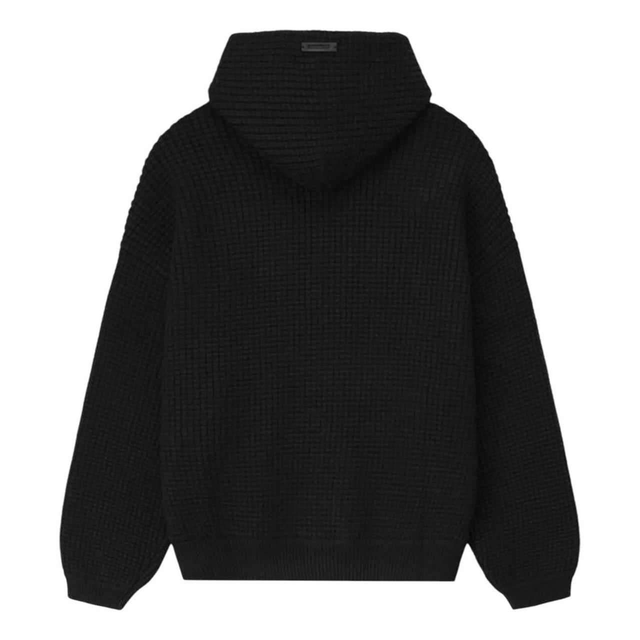 Fear of God Essentials Heavy Waffle 90's Hoodie 'Vintage Black' 192HO254361F-XXL