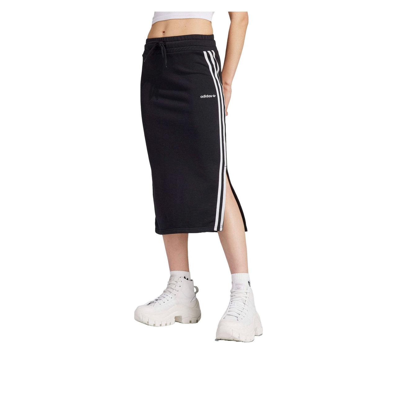 (WMNS) adidas 3-Stripes Skirt 'Black White' IR9804