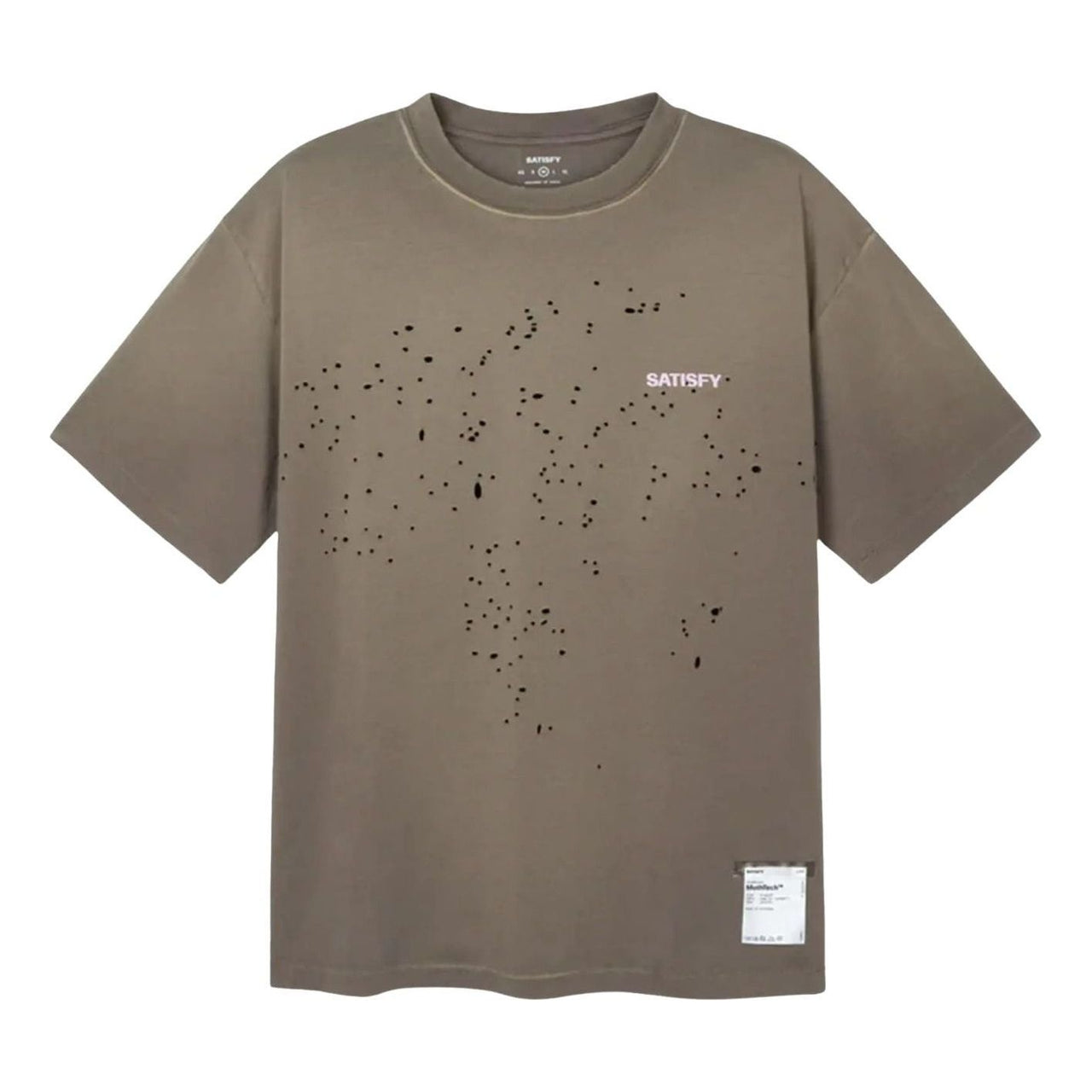 Satisfy MothTech Small Logo T-Shirt 'Sun Bleached Falcon' 11006-91E02