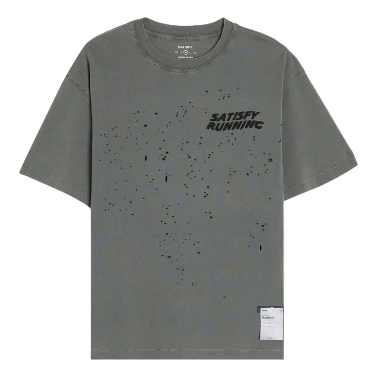 Satisfy MothTech T-Shirt 'Faded Black' 11006-01A08