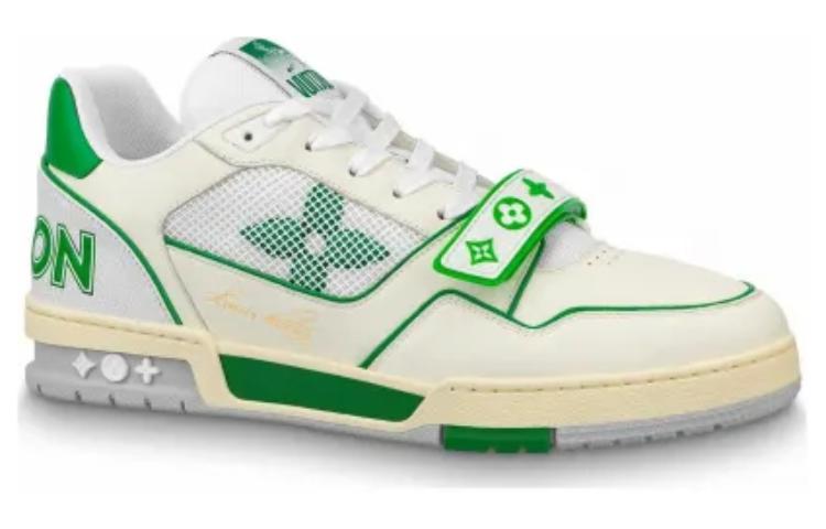 LOUIS VUITTON Lv Trainers 'Green Mesh'
