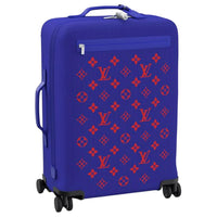 LOUIS VUITTON Heat-Formed Knit Fabric Suitcase Luggage 20 Inch Unisex Purple