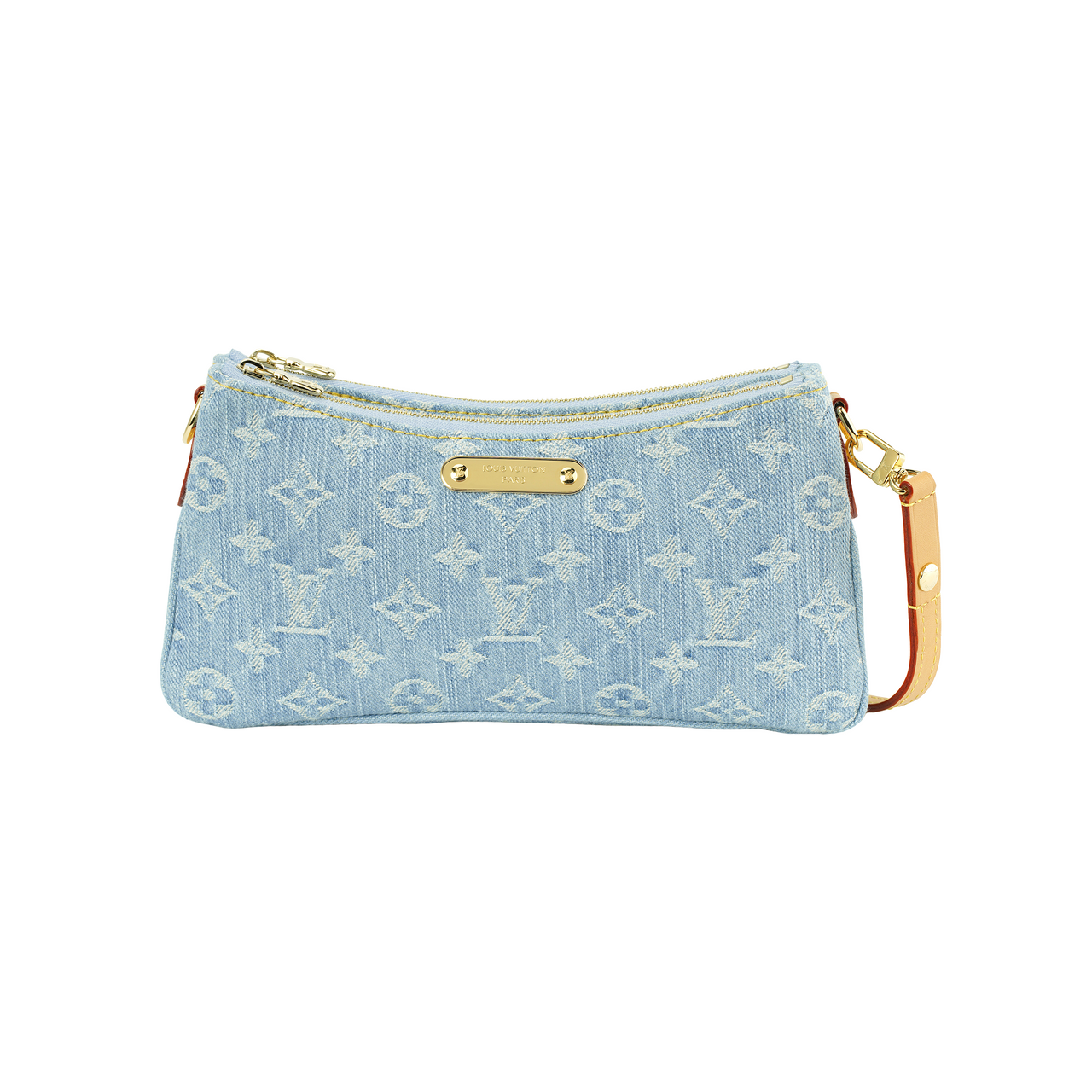 LOUIS VUITTON Liv Pochette Sky Blue Denim