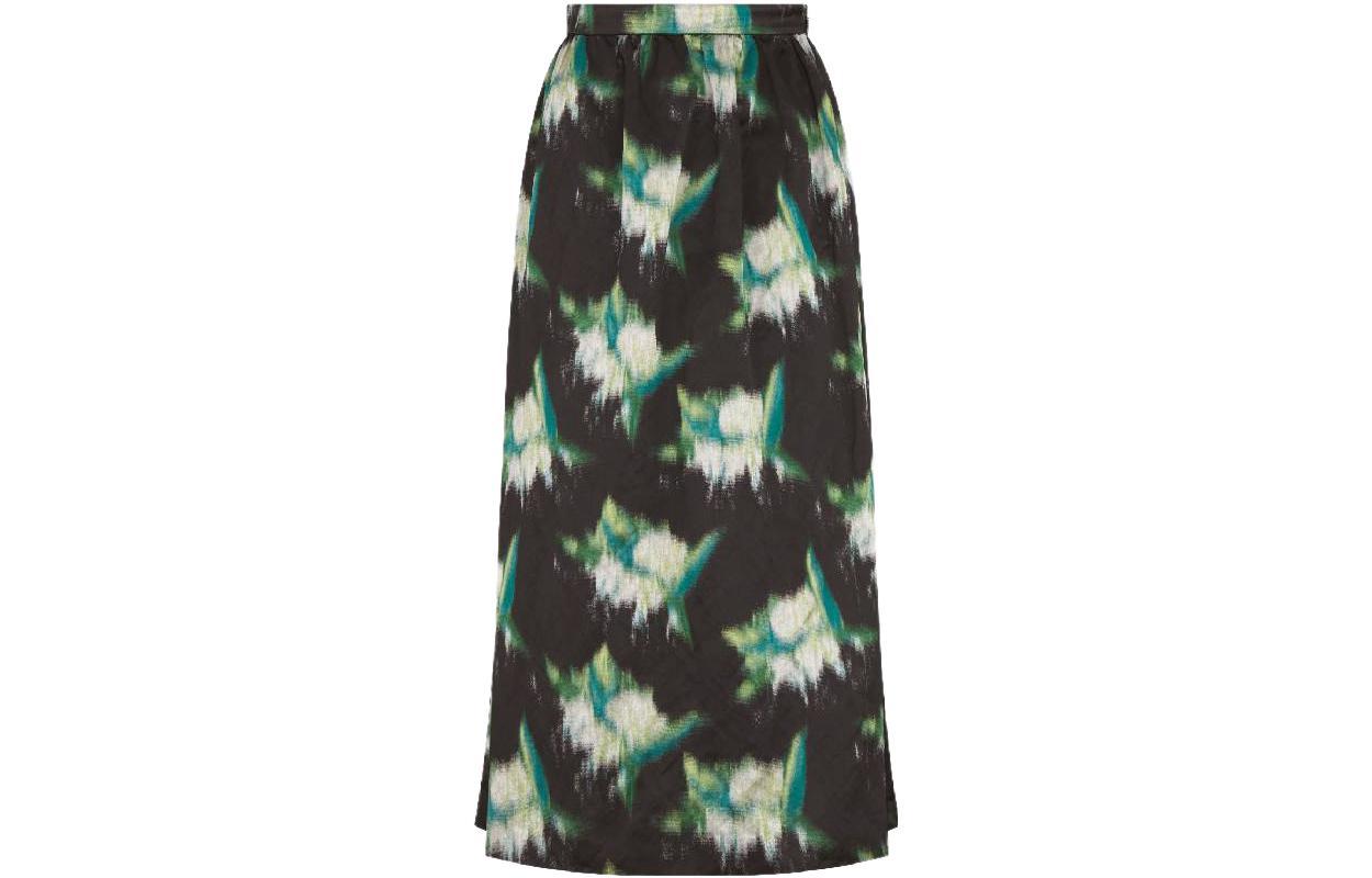 DIOR Casual Long Skirts Women's Black