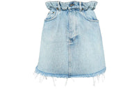 MIU MIU FW21 Denim Short Skirts Women's Blue