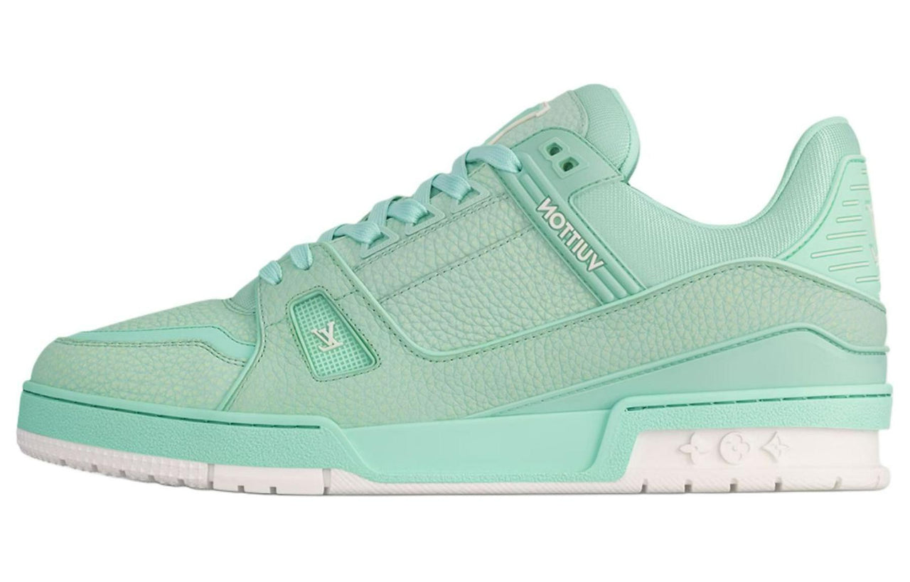 LOUIS VUITTON LV Trainer Mint Green White