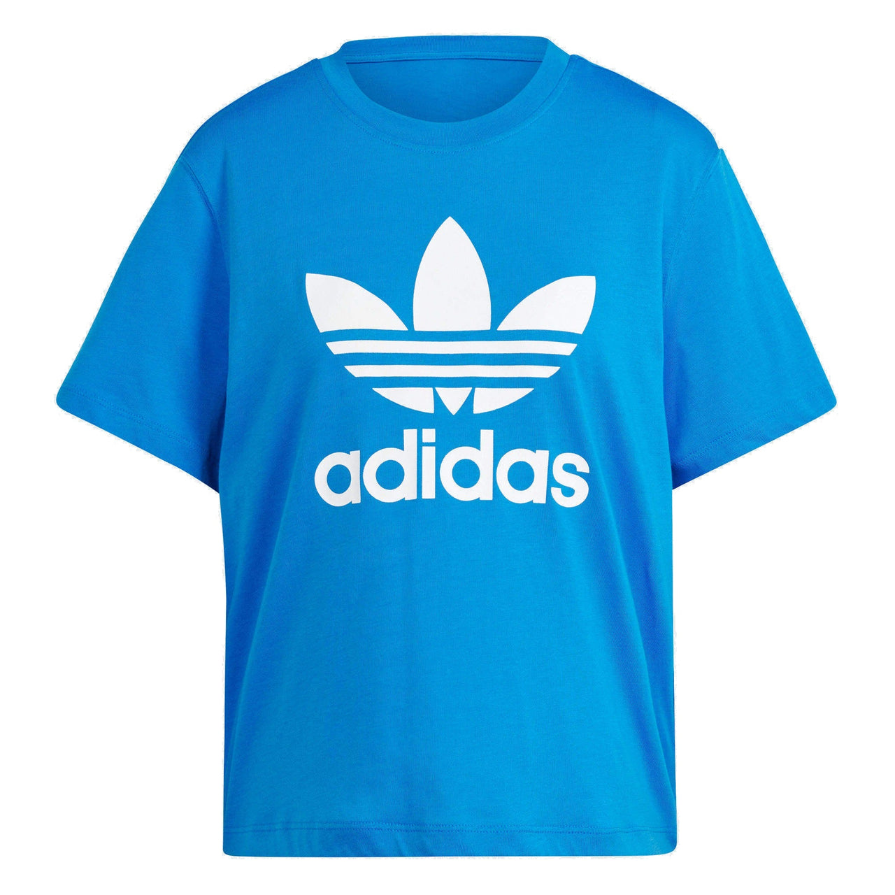 (WMNS) adidas Adicolor Trefoil Boxy T-Shirt 'Blue White' IN8435