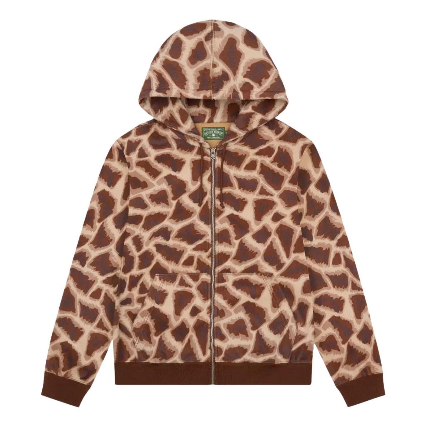 Denim Tears Faux Fur Animal Wreath Hoodie 'Brown' FW25THD12162148