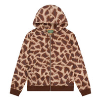 Denim Tears Faux Fur Animal Wreath Hoodie 'Brown' FW25THD12162148