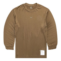 Satisfy Auralite Pleated Long T-Shirts 'Olive' 11068-OL-SA