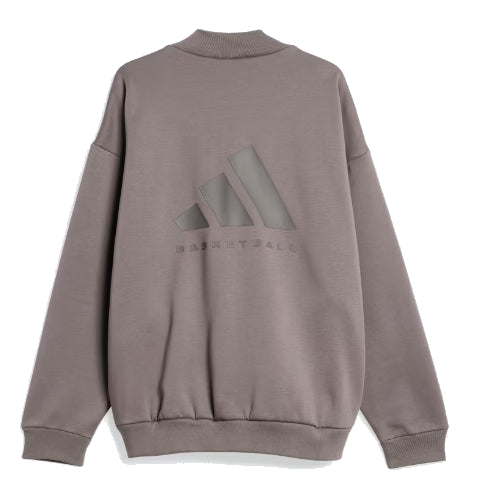 adidas Basketball Crew Sweatshirt Asia Sizing 'Brown' IX1966