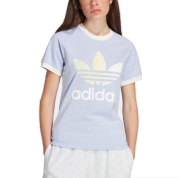 (WMNS) adidas Originals Gradient Cali T-Shirt Asia Sizing 'Purple White' IT9822