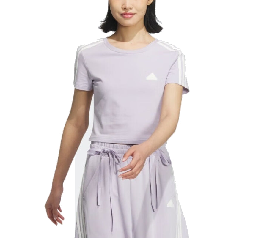 (WMNS) adidas Dance Short Sleeve T-Shirt Asia Sizing 'Purple' JI9794